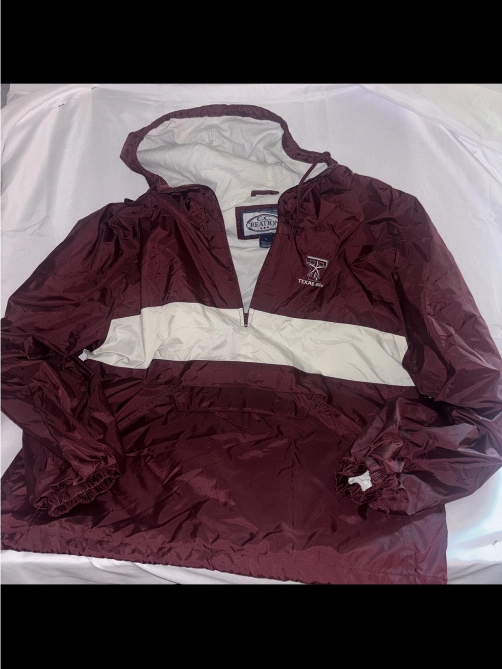 Texas A&M Windbreaker Size Large